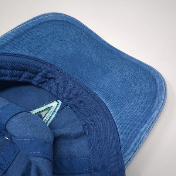 V Boise Slideback Baseball Hat Blue One Size Adjustable Embroidered Otto - Picture 8 of 10